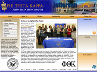 Phi Theta Kappa Web Site Design